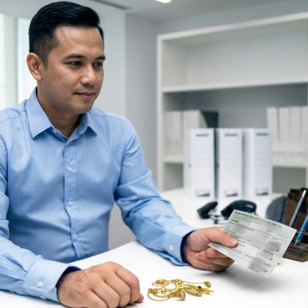Pawn ticket gold buyer in Malaysia